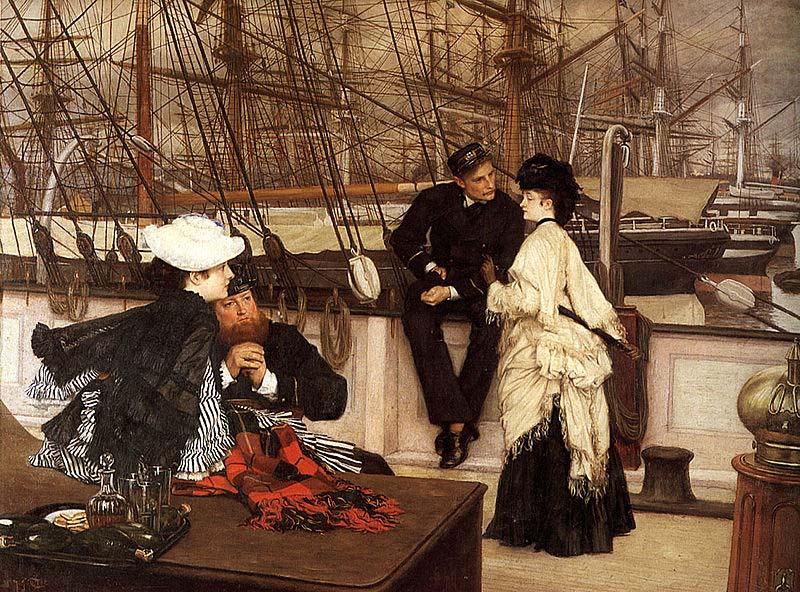 James Jacques Joseph Tissot The Captain and the Mate china oil painting image